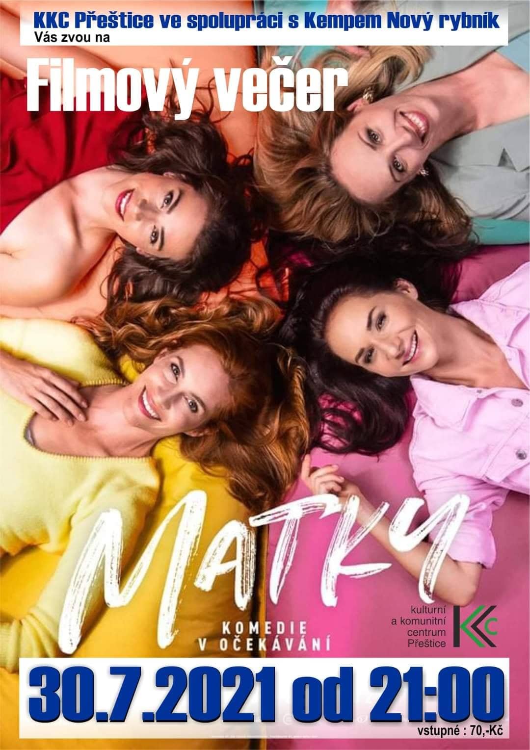 letní kino kemp Nový rybník